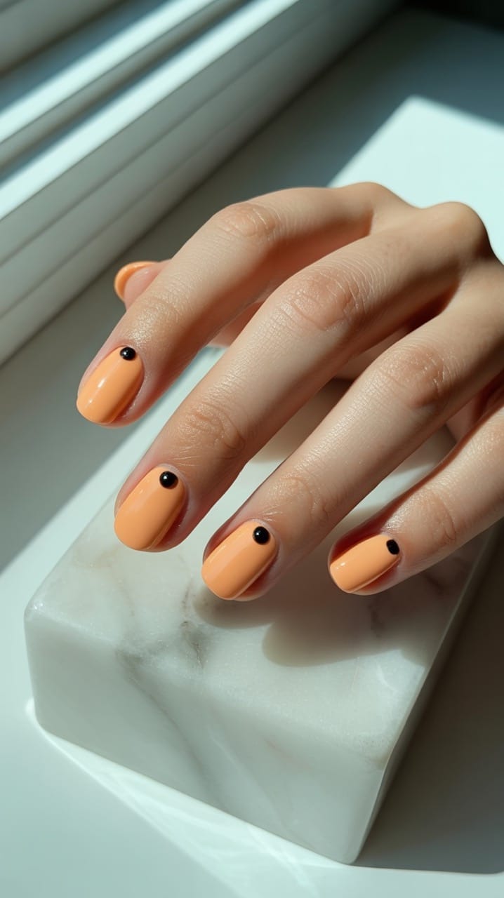30 Stunning Orange Fall Nails to Spice Up Your Autumn Look