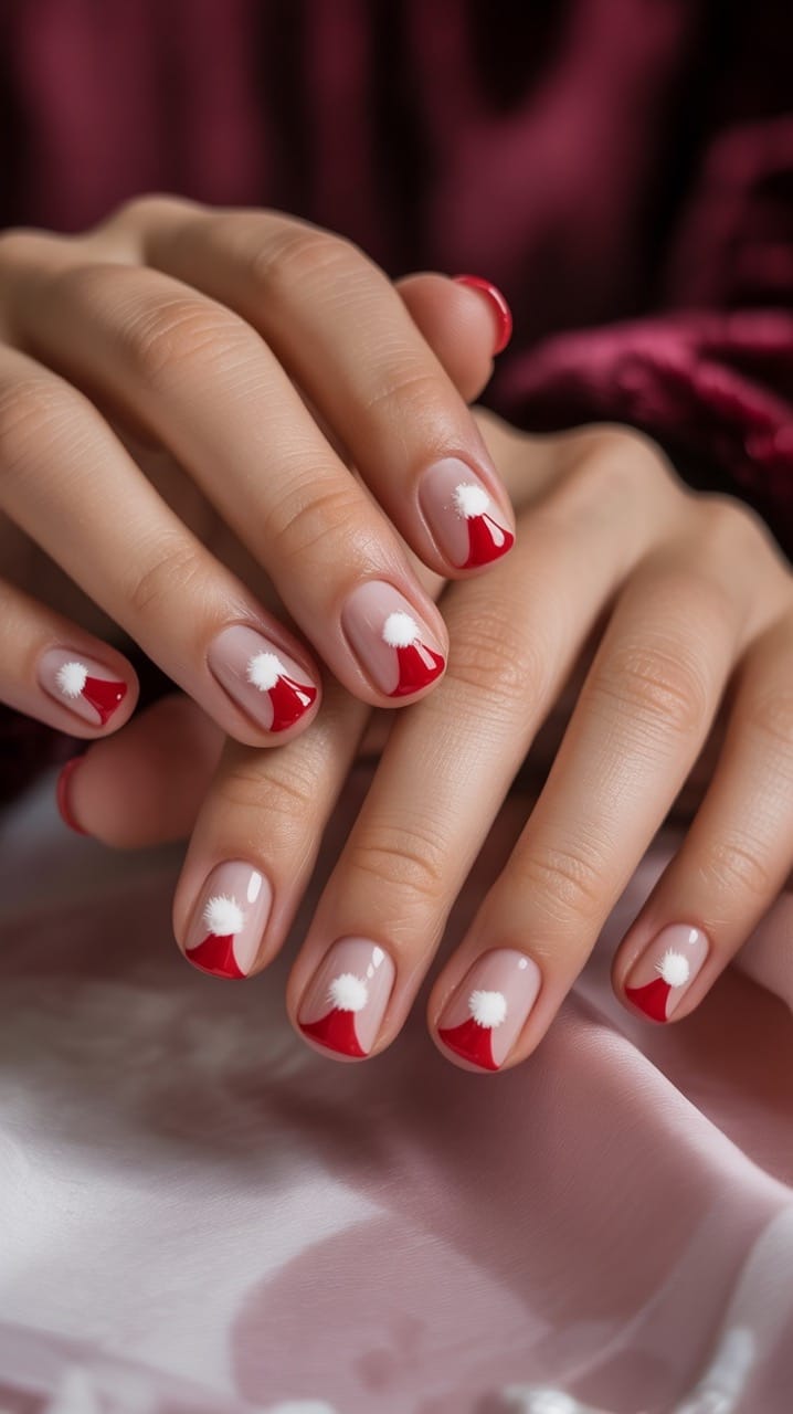 29 Classy Christmas Nail Designs for Short Nails ✨