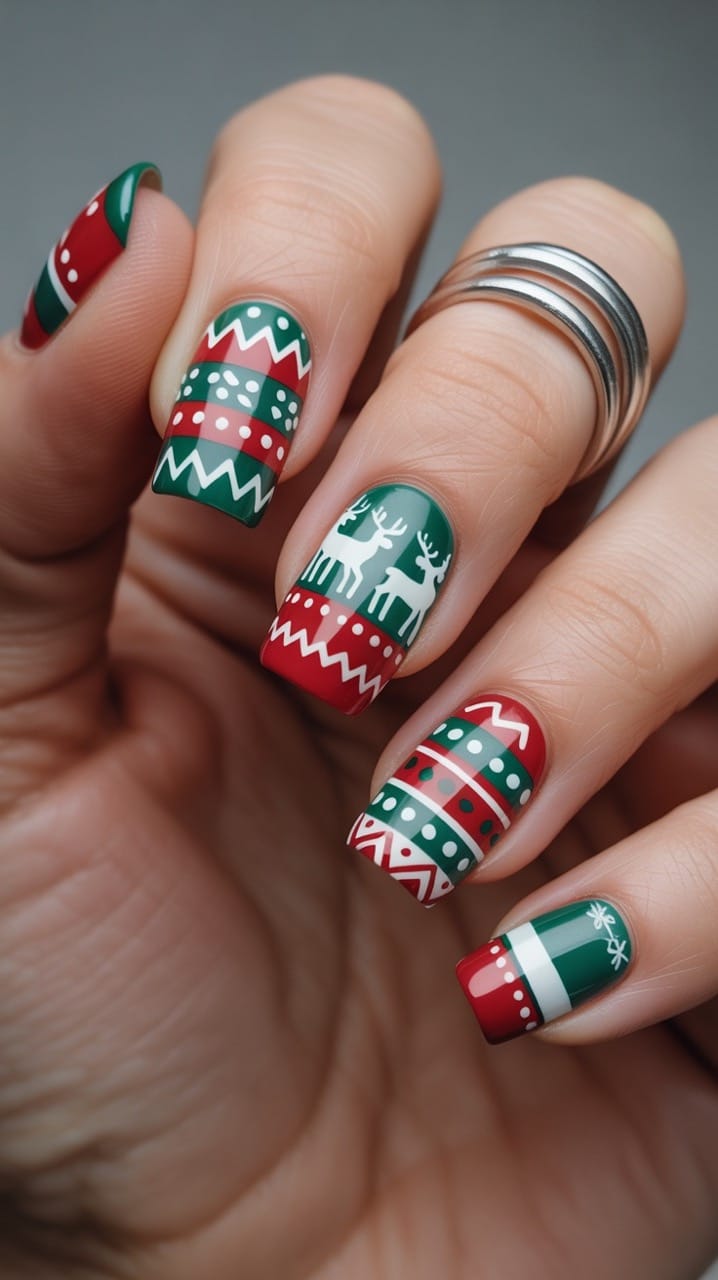 29 Trendy Christmas Nails Designs for Holiday Glam