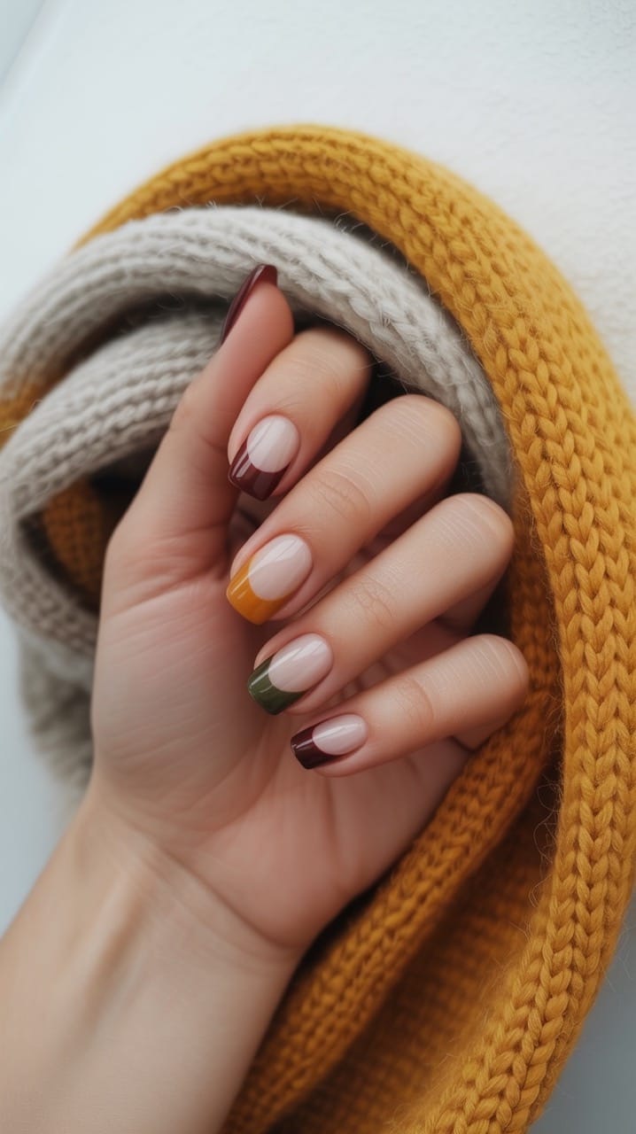 Fall French Tip Nails: 29 Stunning Designs for Autumn