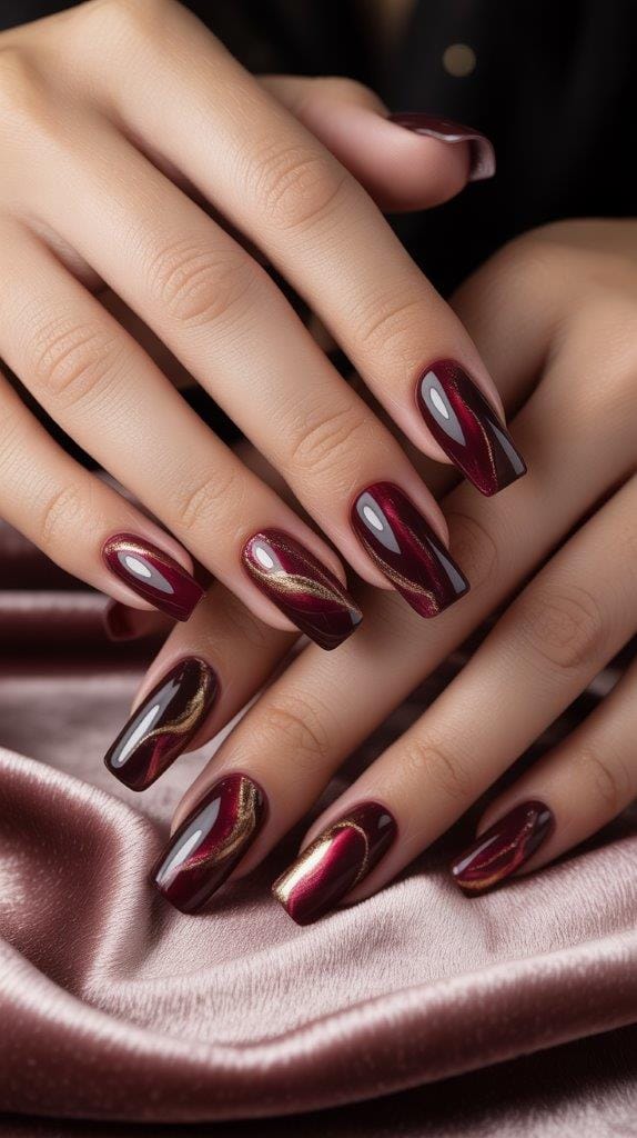 29 Stunning Christmas Gel Nail Designs for Festive Hands ✨