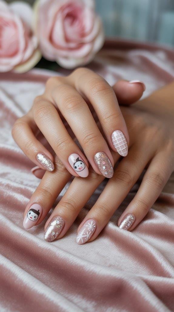 29 Cute Winter Nail Ideas That Are Absolutely Adorable