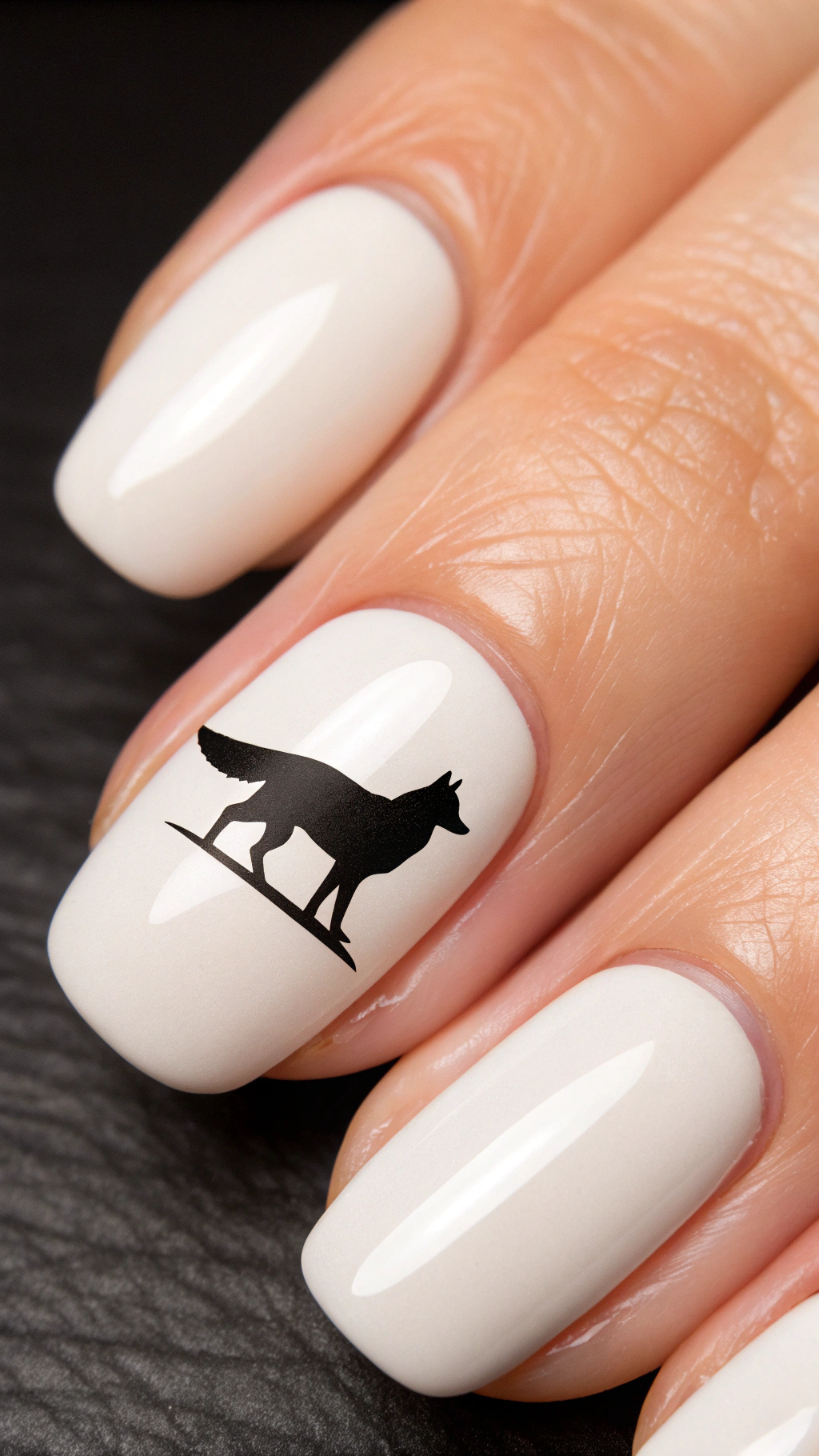 2. Negative Space Fox Silhouettes