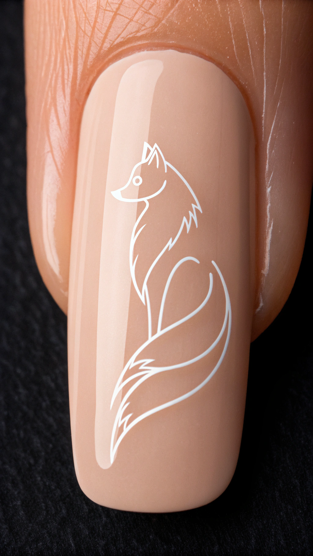 13. Minimalist Fox Line Art