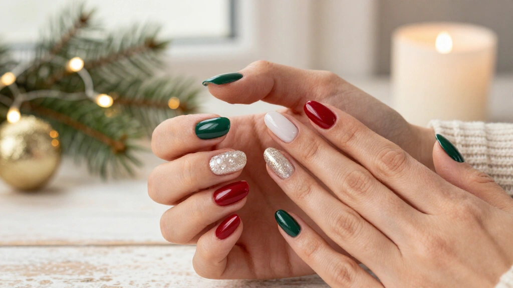 29 Simple Christmas Nails That Look Stunning Without Any Nail Art Skills
