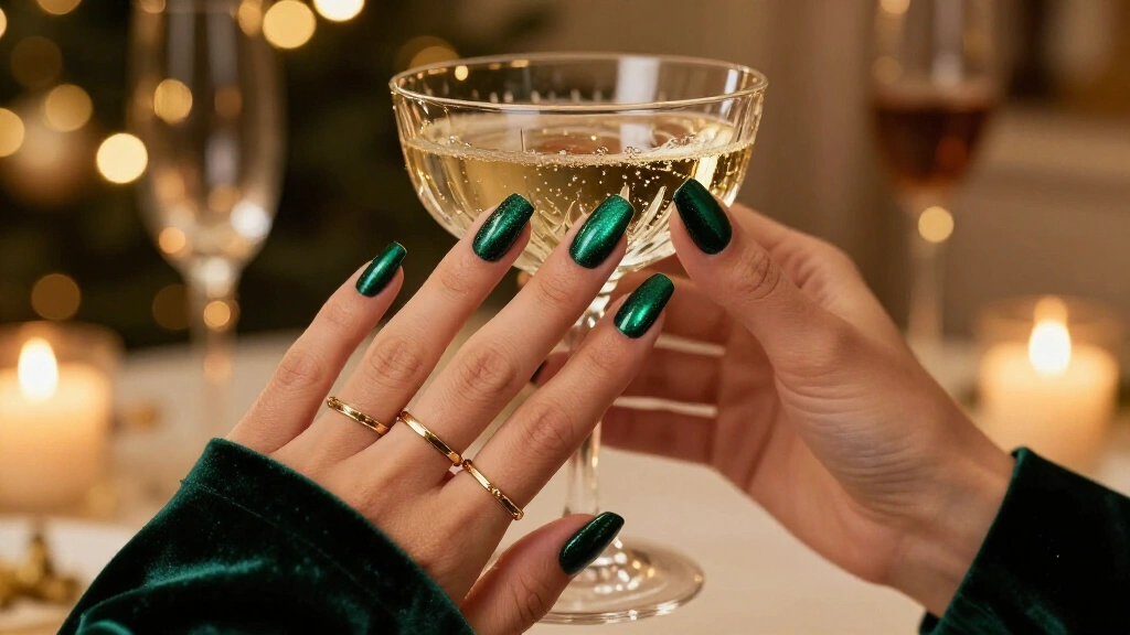 27 Green Christmas Nails That Will Make You the Star of Every Holiday Party