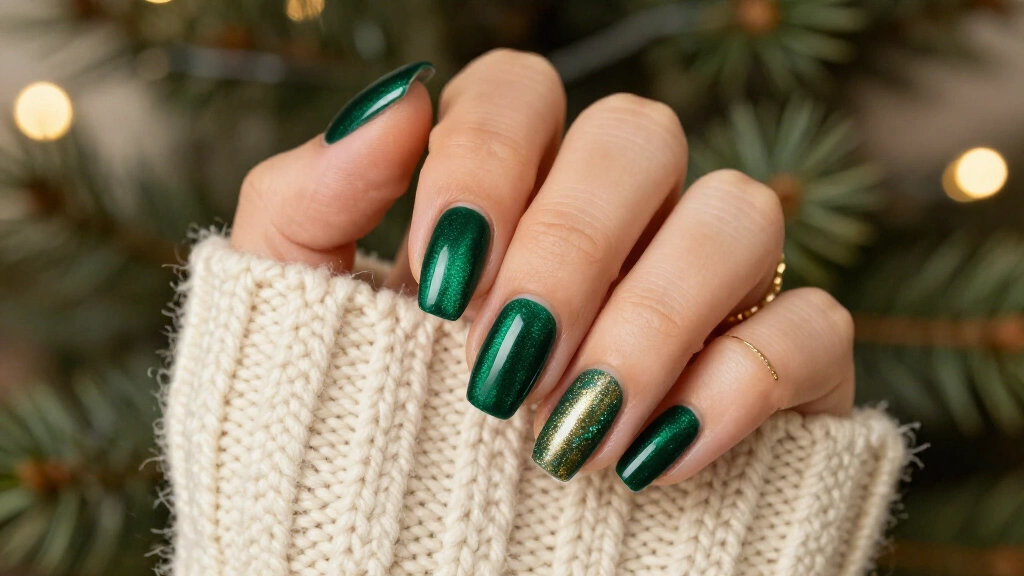 27 Christmas Nails Green Designs That Steal the Spotlight at Every Holiday Party