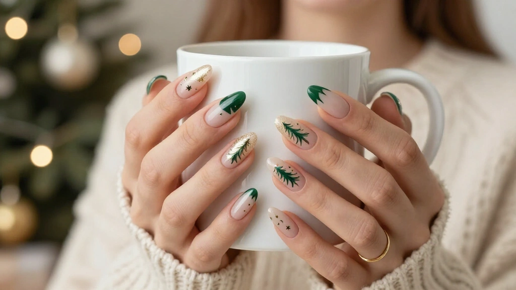 27 Christmas Tree Nails That Will Make Your Holiday Manicure the Star of Every Party
