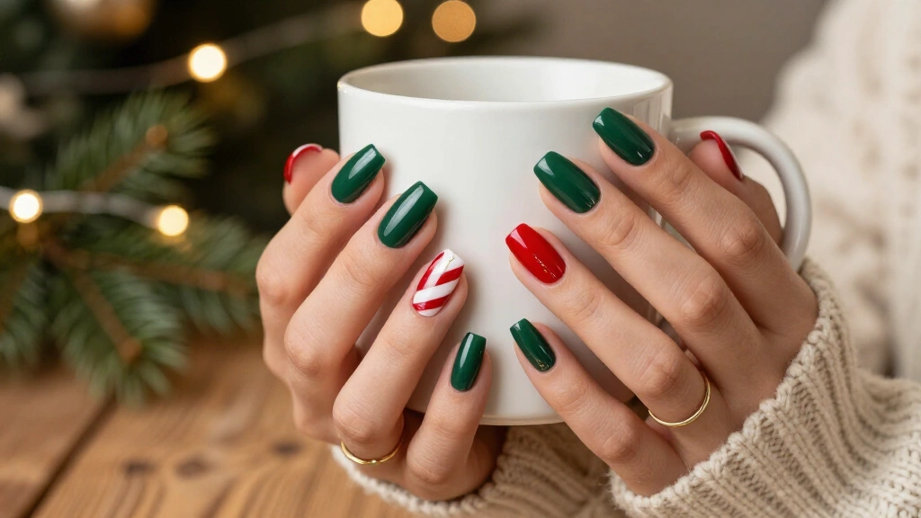 27 Red and Green Christmas Nails That Make Your Holiday Manicure Unforgettable