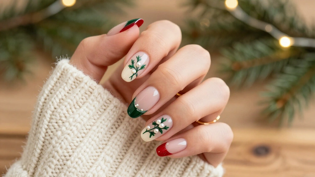 27 Mistletoe Nails That Will Make Your Holiday Manicure Unforgettable