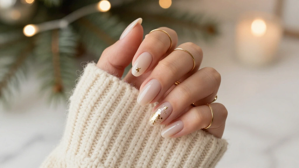 27 Nude Christmas Nails That Look Expensive Without Even Trying