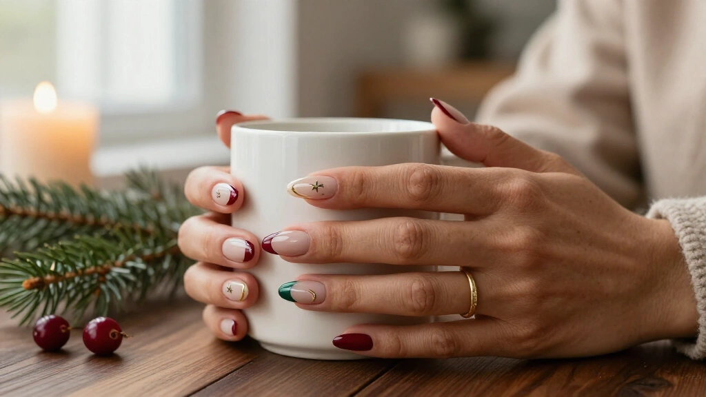27 Minimalist Christmas Nails That Look Expensive With Zero Effort