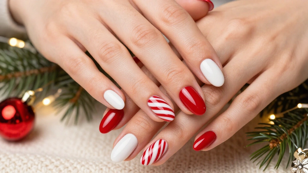 25 Red and White Christmas Nails That Look Stunning on Every Nail Shape