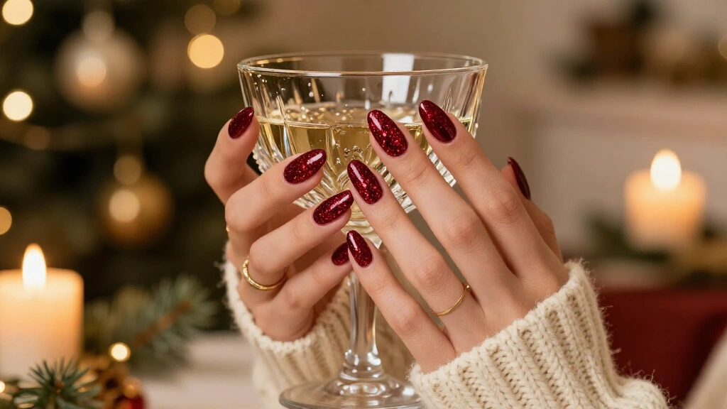 24 Sparkly Christmas Nails That Make Your Holiday Outfits Unforgettable