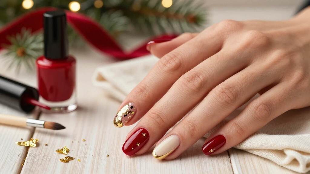 24 Red and Gold Christmas Nails That Look Expensive but Are So Easy to DIY