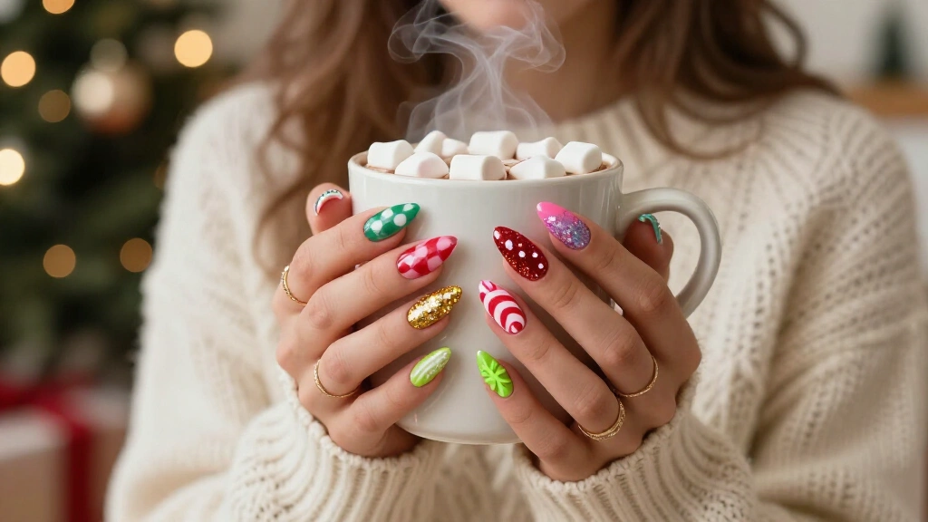22 Funky Christmas Nails That Will Make Your Holiday Manicure the Life of the Party