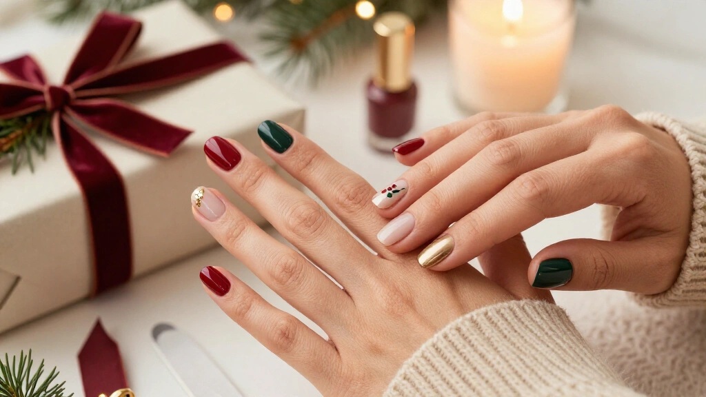 24 Classy Christmas Nails for Short Nails That Look Expensive Without the Salon Price