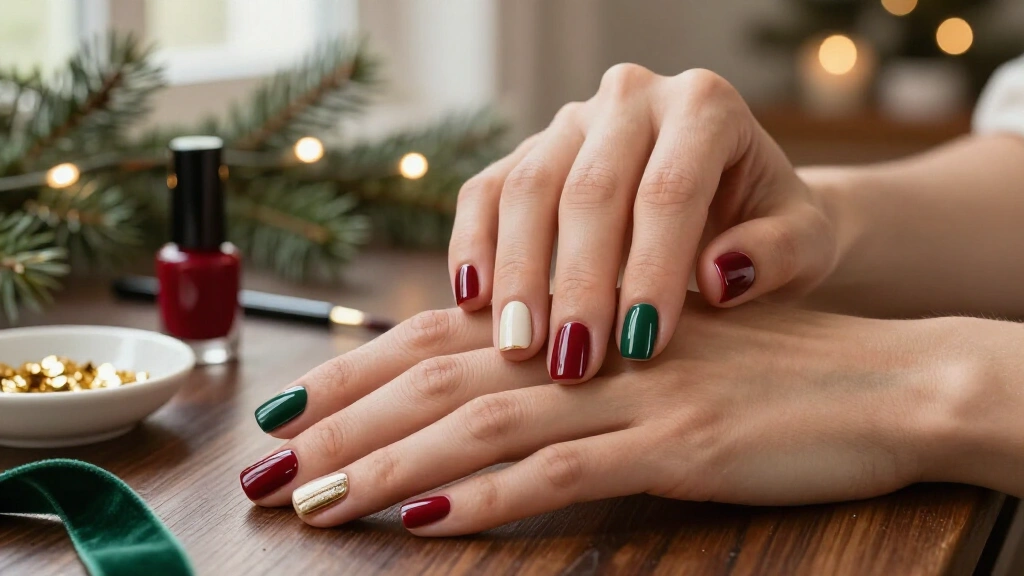17 Simple Christmas Nails Square Designs That Look Expensive but Take Minutes