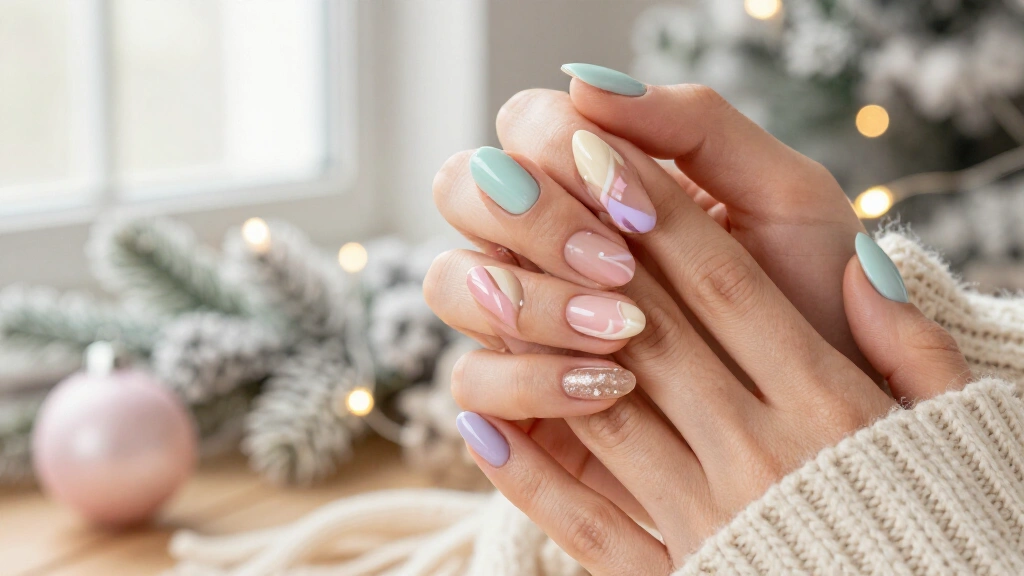 18 Pastel Christmas Nails That Make Your Holiday Manicure Feel Effortlessly Chic