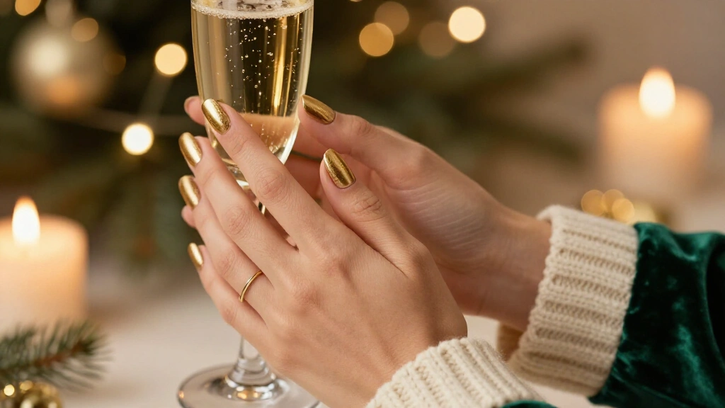 17 Gold Holiday Nails That Make Your Festive Look Effortlessly Glamorous