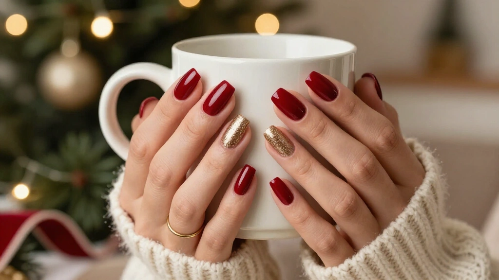 17 Christmas Dip Nails That Make Your Holiday Manicure Effortlessly Stunning