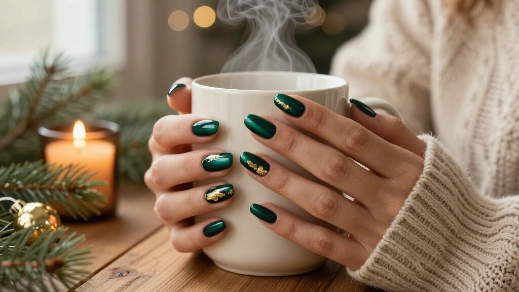 17 December Nails Almond Designs That Make Your Hands the Best Holiday Accessory