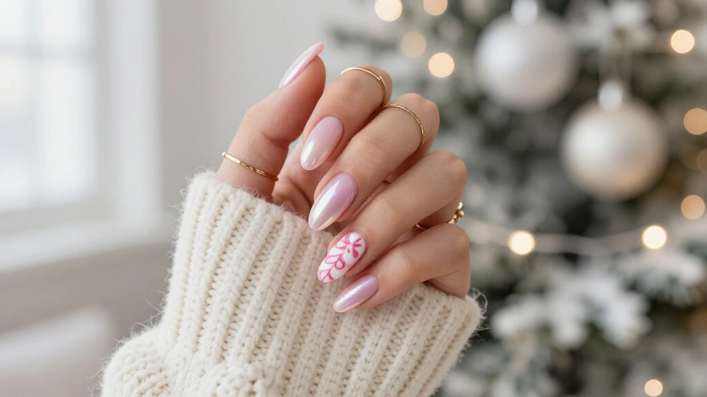 16 Baby Pink Christmas Nails That Make Your Holiday Manicure Unforgettable