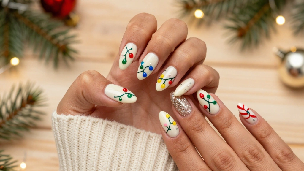 16 Christmas Light Nail Art Designs That Glow Brighter Than Your Tree