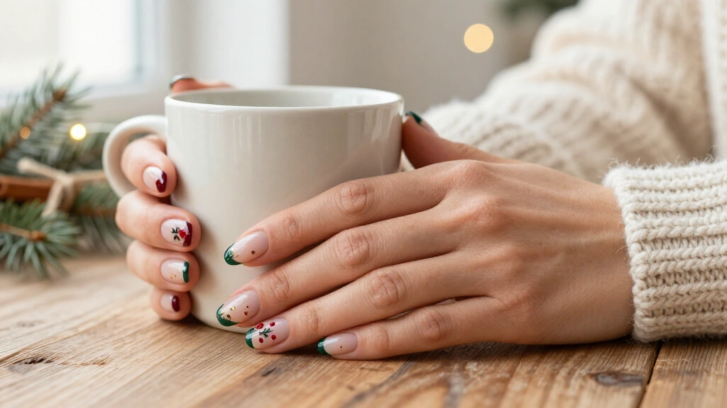 16 Subtle Christmas Nails Simple Enough for Beginners to Recreate at Home