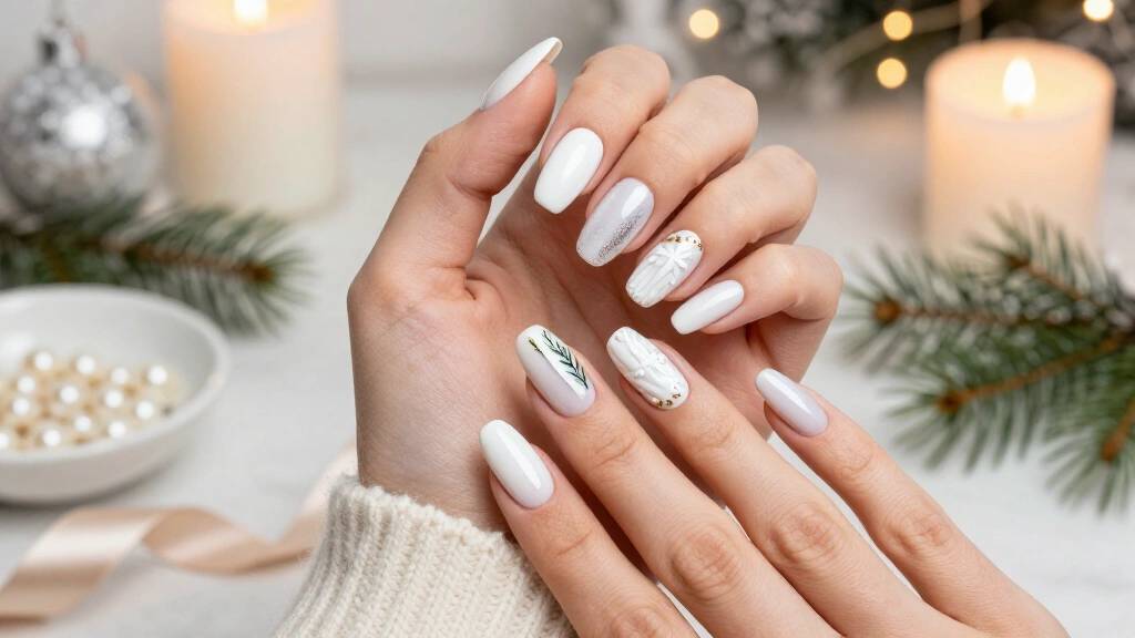 13 White Christmas Nail Ideas That Look Expensive but Are Surprisingly Easy