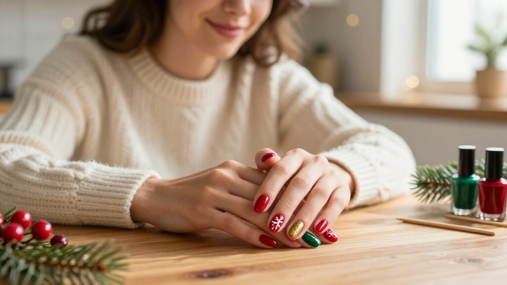 14 Short Christmas Nail Designs Easy Enough to DIY in Minutes