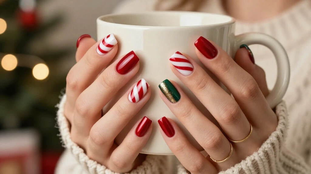 14 Christmas Nail Inspo Square Designs That Outshine Every Holiday Outfit