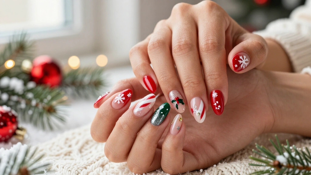 13 Christmas Nail Art Designs Winter Will Make You Obsessed With All Season Long