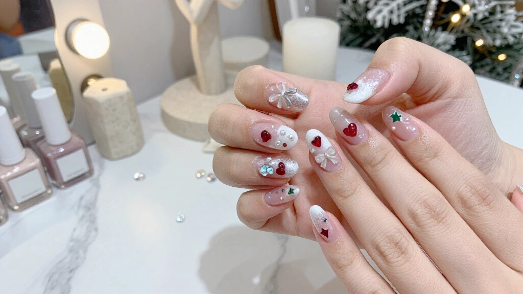 13 Nail Christmas Korea Designs That Make Your Manicure the Main Event