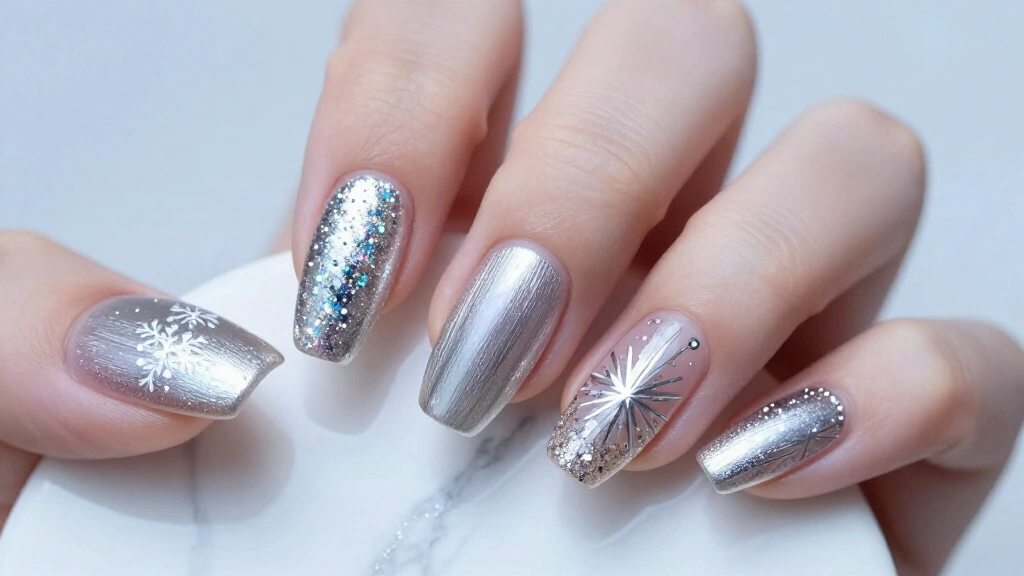 16 Silver Christmas Nails That Look Expensive but Are Surprisingly Easy