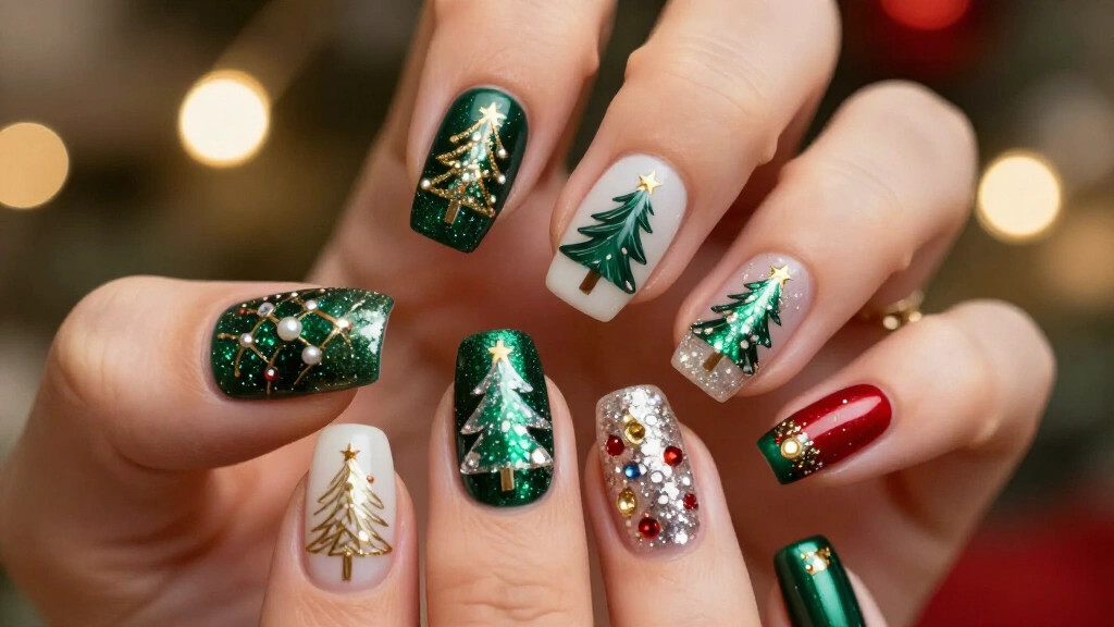 16 Christmas Tree Nail Art Designs That Will Steal the Spotlight at Every Holiday Party