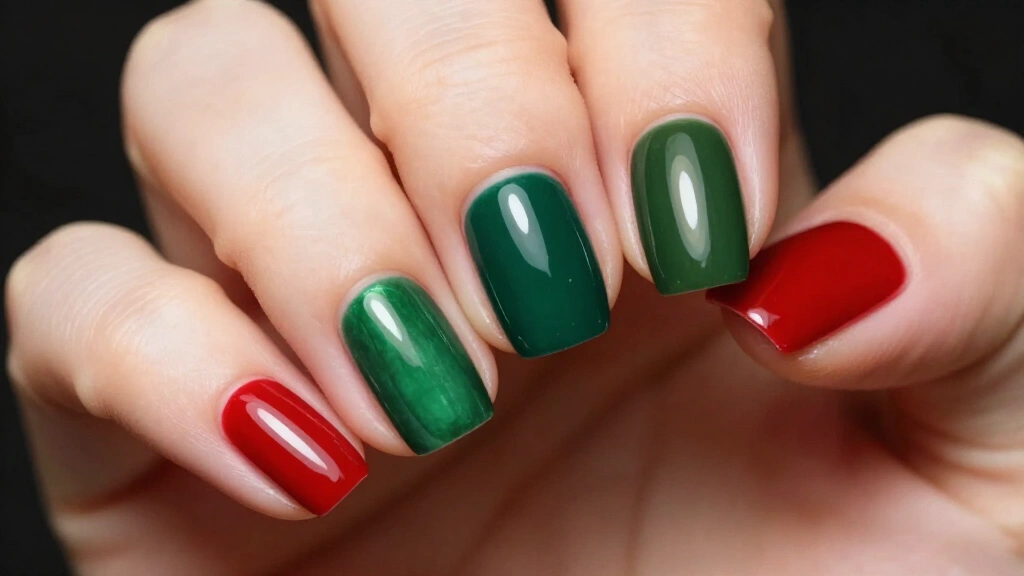 19 Christmas Green Nails That Make Your Holiday Manicure the Main Event