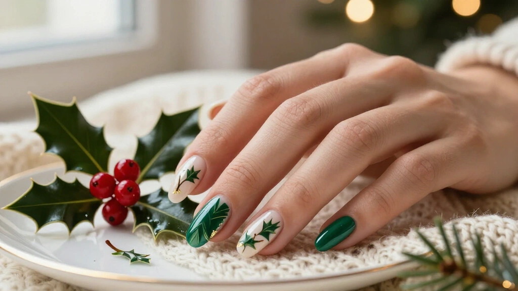 19 Holly Nails That Make Your Christmas Manicure Look Effortlessly Elegant