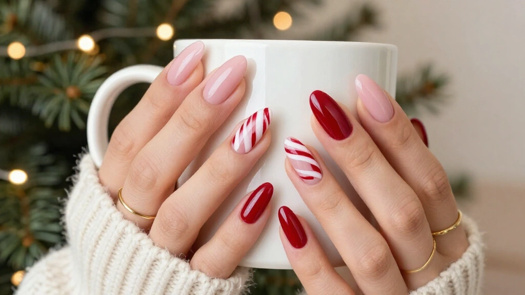 19 Pink and Red Christmas Nails That Steal the Spotlight at Every Holiday Party