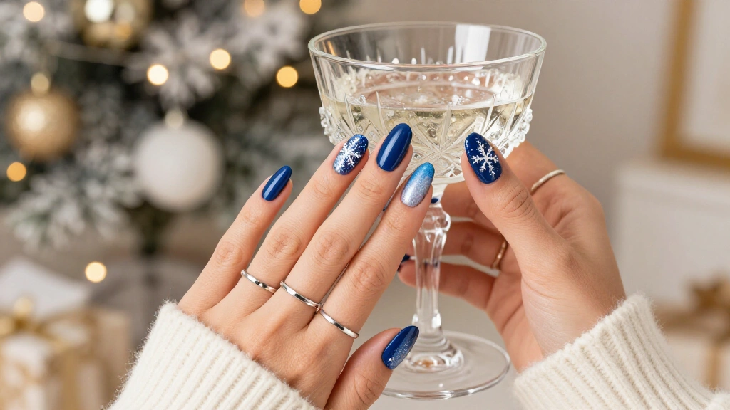 19 Blue Christmas Nails Winter Designs That Steal the Spotlight at Every Holiday Party