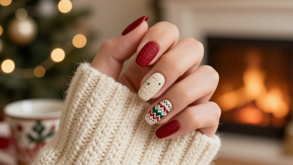 18 Christmas Sweater Nails That Look Cozy Enough to Wear All Winter