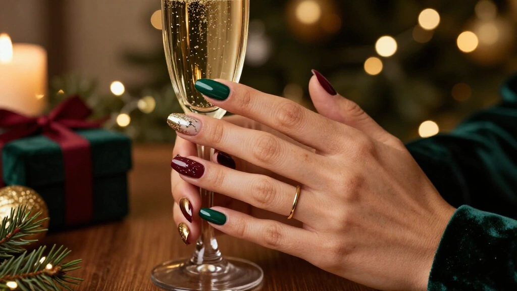 18 Christmas New Years Nails That Transition Seamlessly From Holiday Parties to Midnight Countdowns