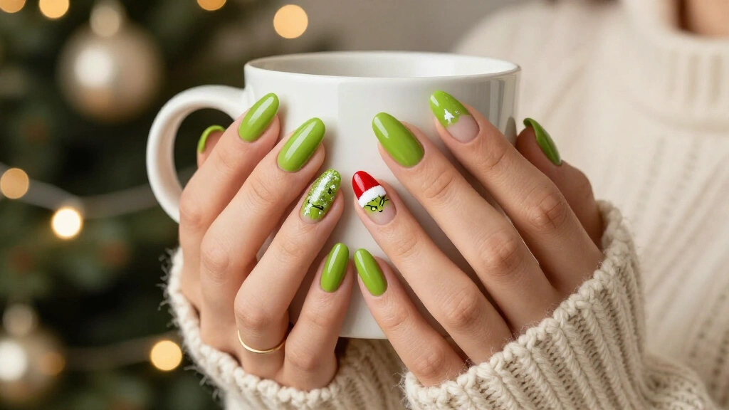 18 Simple Grinch Nails That Steal the Show Without Stealing Your Time